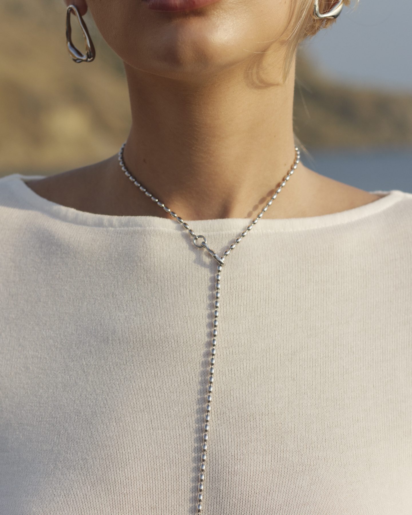 Кулон Magna галстук с мятым замком на крючок