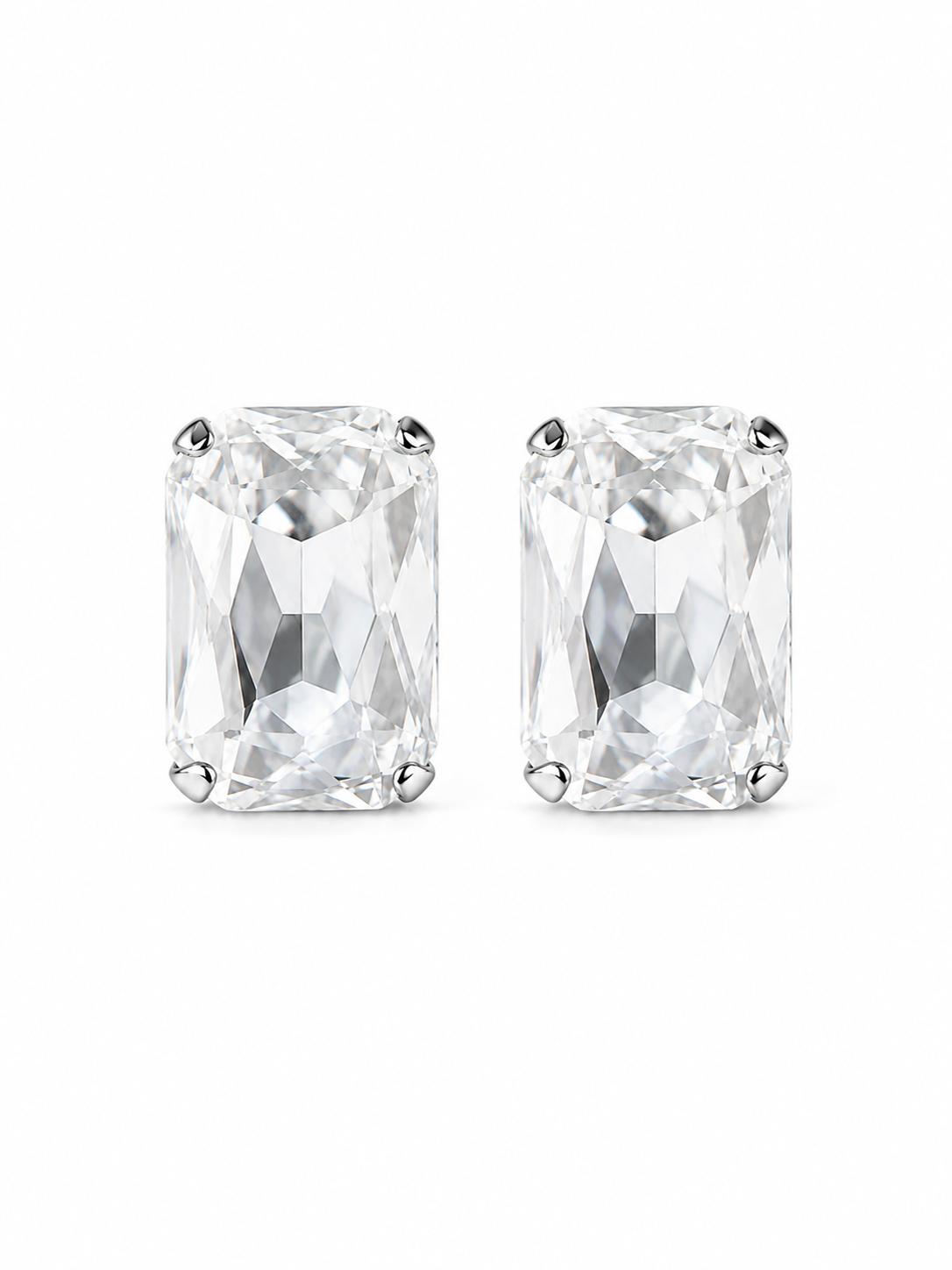 Серьги Crystal прямоугольные камни