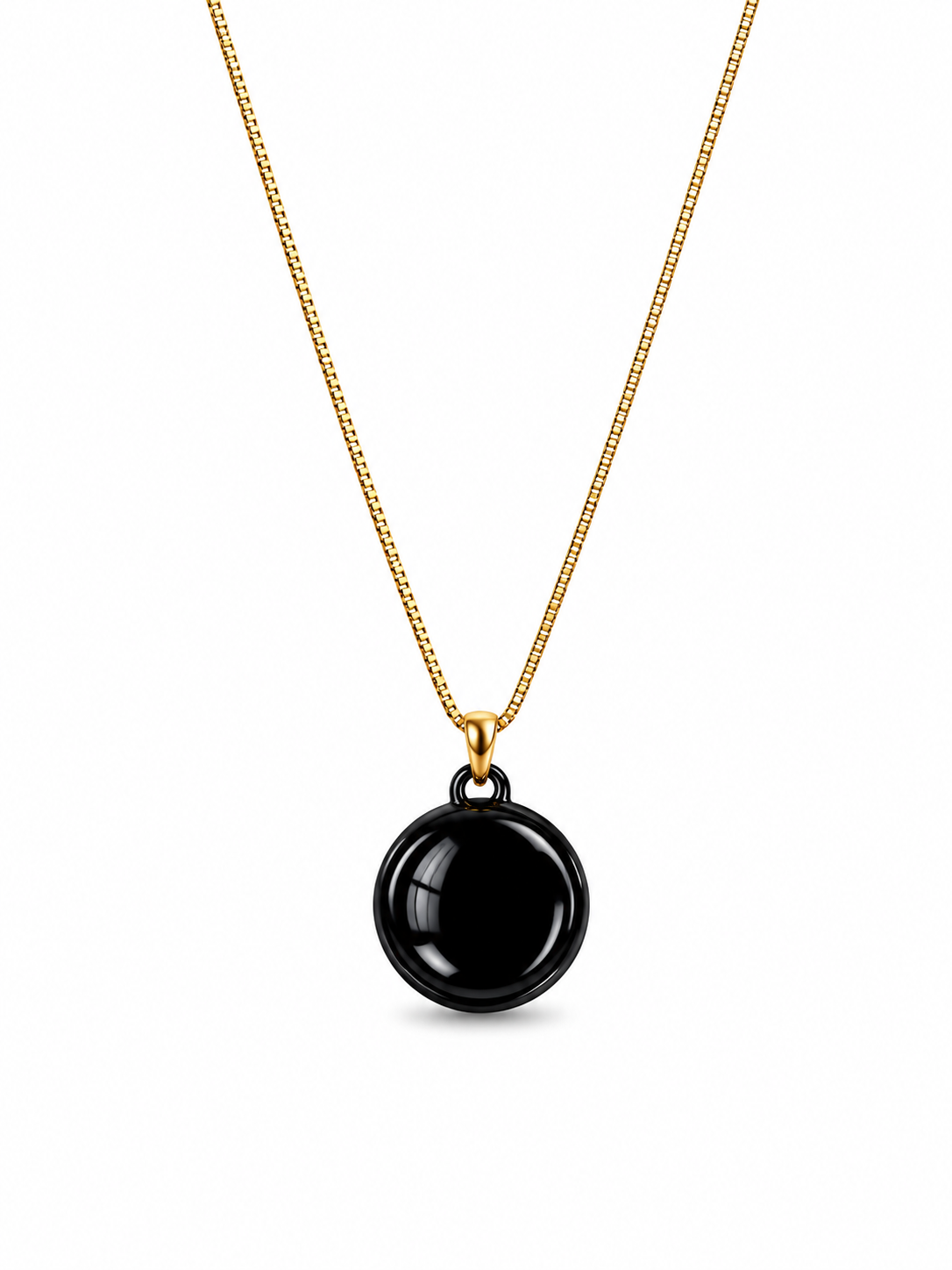 Кулон Black Mystique с мятым подвесом в эмали