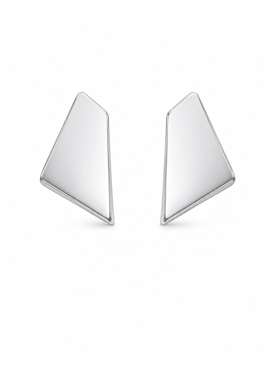 Серьги Geometry граненые акцентные